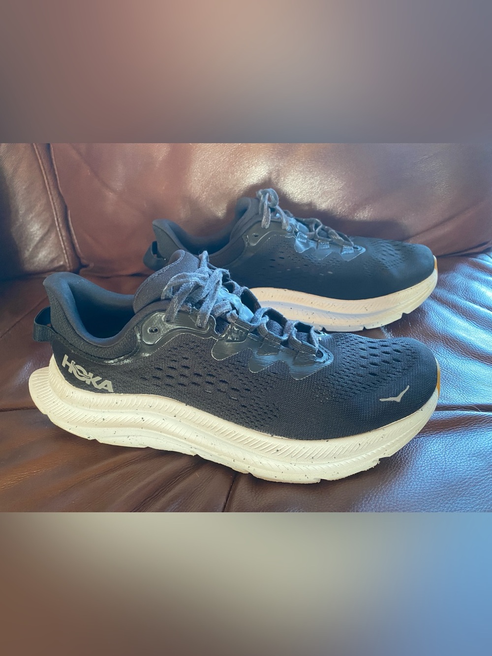 Hoka One One Kawana 2 Womens Size 9 B Black/White Running Shoes 1147913 Training